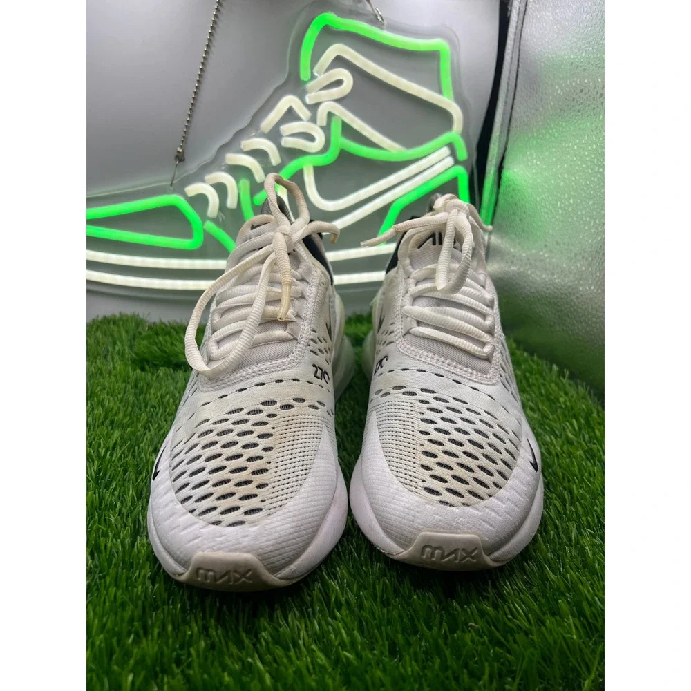 Nike Air Max 270 Womens Sneakers White Black AH6789-100 Size 7.5